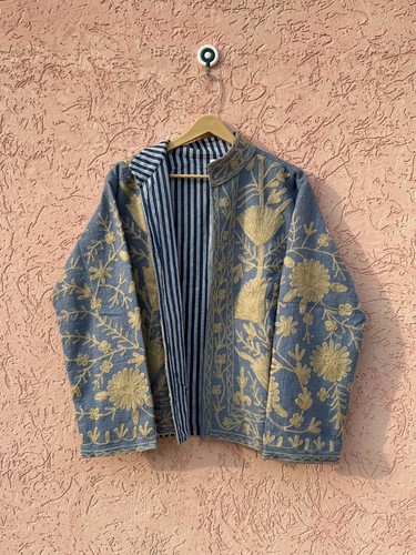 Giacca donna suzani blu - suzani,