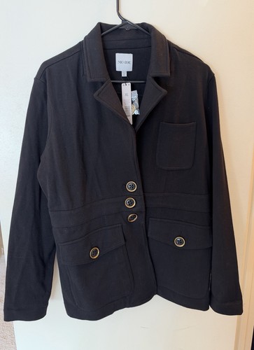 Nic zoe giacca donna nero - nic+zoe, xl