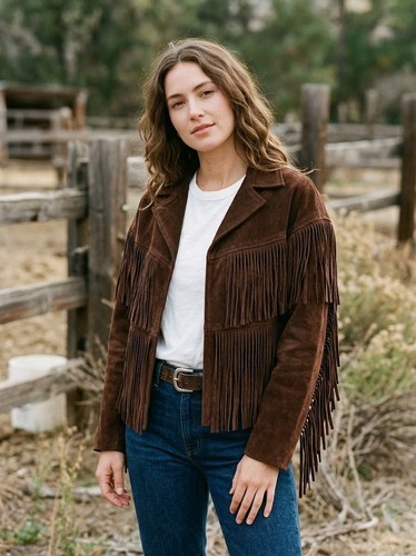 Giacca donna western boho