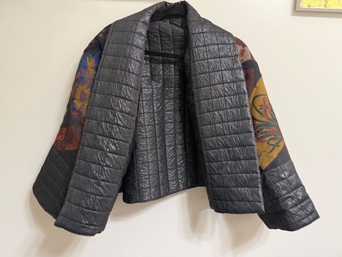 Giacca patchwork trapuntata