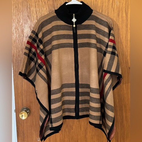 Poncho anteriore con zip - , nuovo